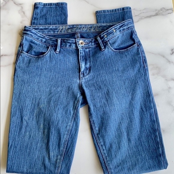 Madewell Medium Wash Skinny Jeans Sz 0 - Picture 4 of 12